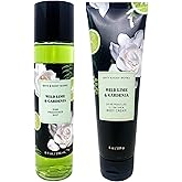 Bath & Body Works Wild Lime & Gardenia Duo Gift Set - Fragrance Mist and Body Cream - Full Size