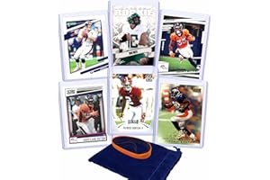 G.O.A.T CHASER Denver Broncos Cards: Bo Nix, Javonte Williams, John Elway, Courtland Sutton, Patrick Surtain II, Terrell Davis ASSORTED Football Stars & GOATs Trading Card & Wristbands Gift Pack