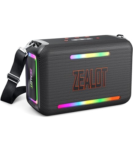 Amazon.com: ZEALOT Bluetooth Speaker, 120W MAX Loud Portable