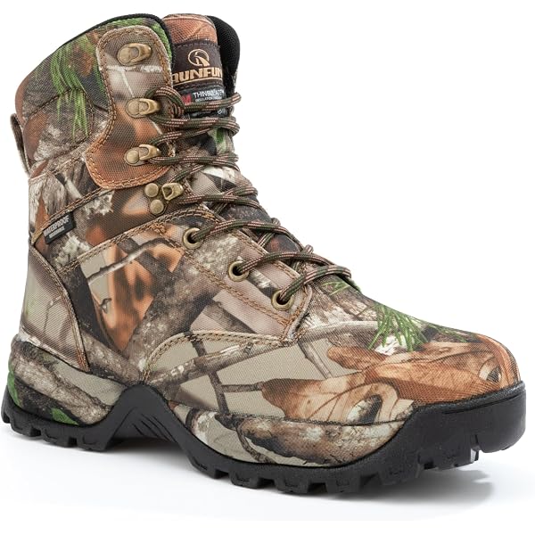 Amazon.com: R RUNFUN Botas de caza para hombres, botas de  display picture 3