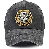 Unisex Adjustable Animal Hat for Men Women, Classic Cotton Wild Animals Embroidered Baseball Cap