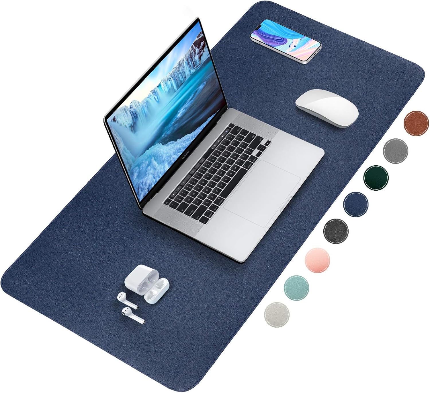 Tislly Leather Desk Pad, Desk Protector 