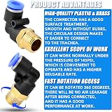 ERGAOBOY PC6-02 6mm Tube AD x 1/4 BSP Male Plug Fittings Pack 2 view 3