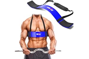 DEFY CHALLENGE YOUR FEAR DEFY Arm Blaster for Biceps and Triceps Adjustable Curl Support with Durable 7mm Aluminum Plate and Neck Pad for Strength Training Bodybuilding Isolator Curl Machine