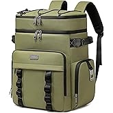 Weitars Insulated Cooler Backpack,Double Deck Waterproof Soft Cooler Bag,Backpack Coolers Leak Proof Lunch Backpack for Men Women for Travel,Camping,Picnic,Beach,Picnic,Outdoor 31L/52 Can