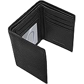 Trifold Wallets for Men - Slim RFID Blocking Wallet for Securing Personal Data - Front Pocket Friendly Genuine Leather Wallet - Mens Wallets Trifold with ID Window - Tri Fold Wallet Gifts for Men