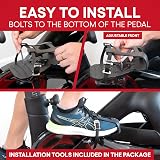 TrubliFit Dual Function Toe Cages for Peloton Pedals - Two Sided or Delta Cleats view 9
