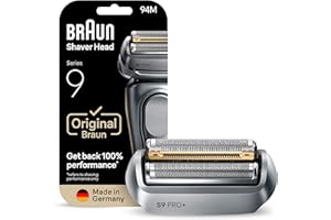 BRAUN Series 9 Men's Electric Shaver Head Original Replacement Blade, Silver 94M