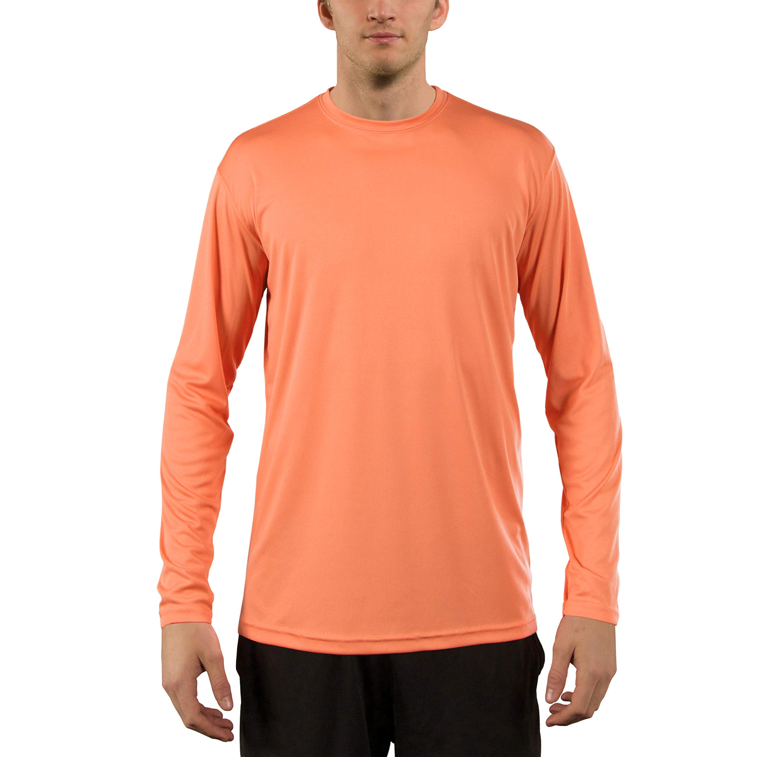 Vapor Apparel Men's UPF 50+ UV Sun Protection Performance Long Sleeve T
