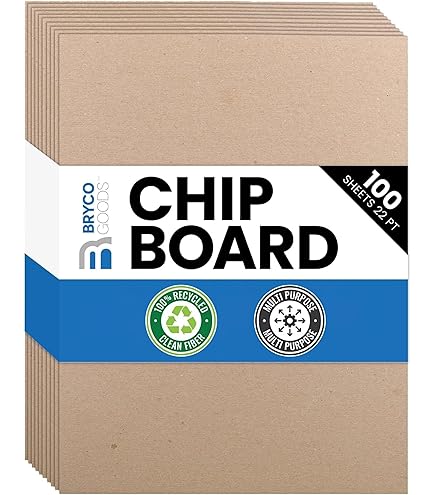 Plaques Carton Grafix 8.5x11 Pouces - Lot De 6 Naturel