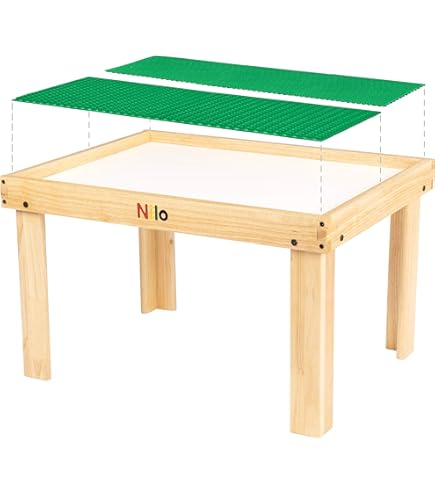 Amazon.com: NILO N51N Kid's Play Table Compatible with Legos