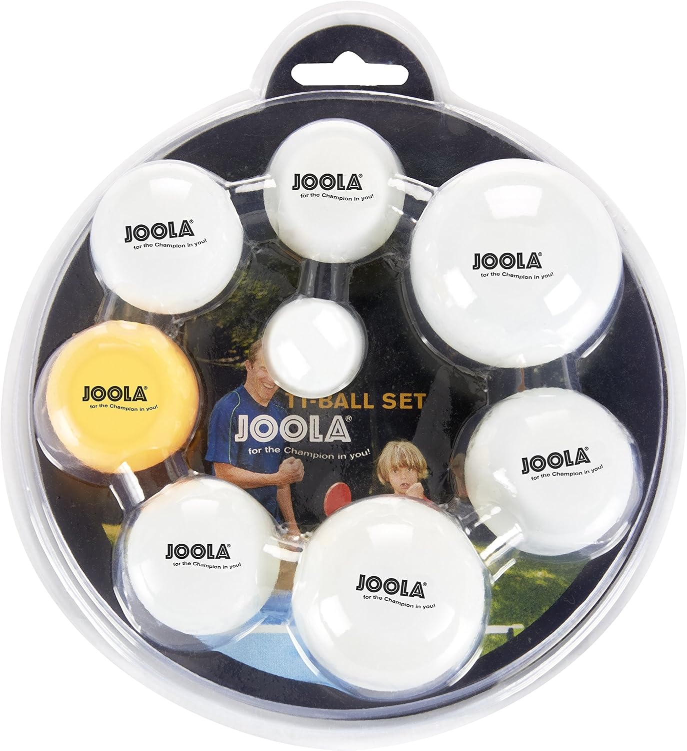 JOOLA Housse De Transport Pour 3 Balles De Ping-Pong | Étui De Protection Compact 9cm