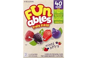 Funables Fruity Snacks, Mixed Berry Flavored Snacks, 32 oz 40 ct