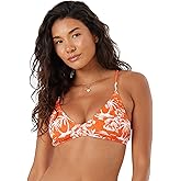 Roxy Women's Bikini Top – UPF 50+, Quick-Dry, Removable Pads, Swimsuit Top, Surf & Beachwear