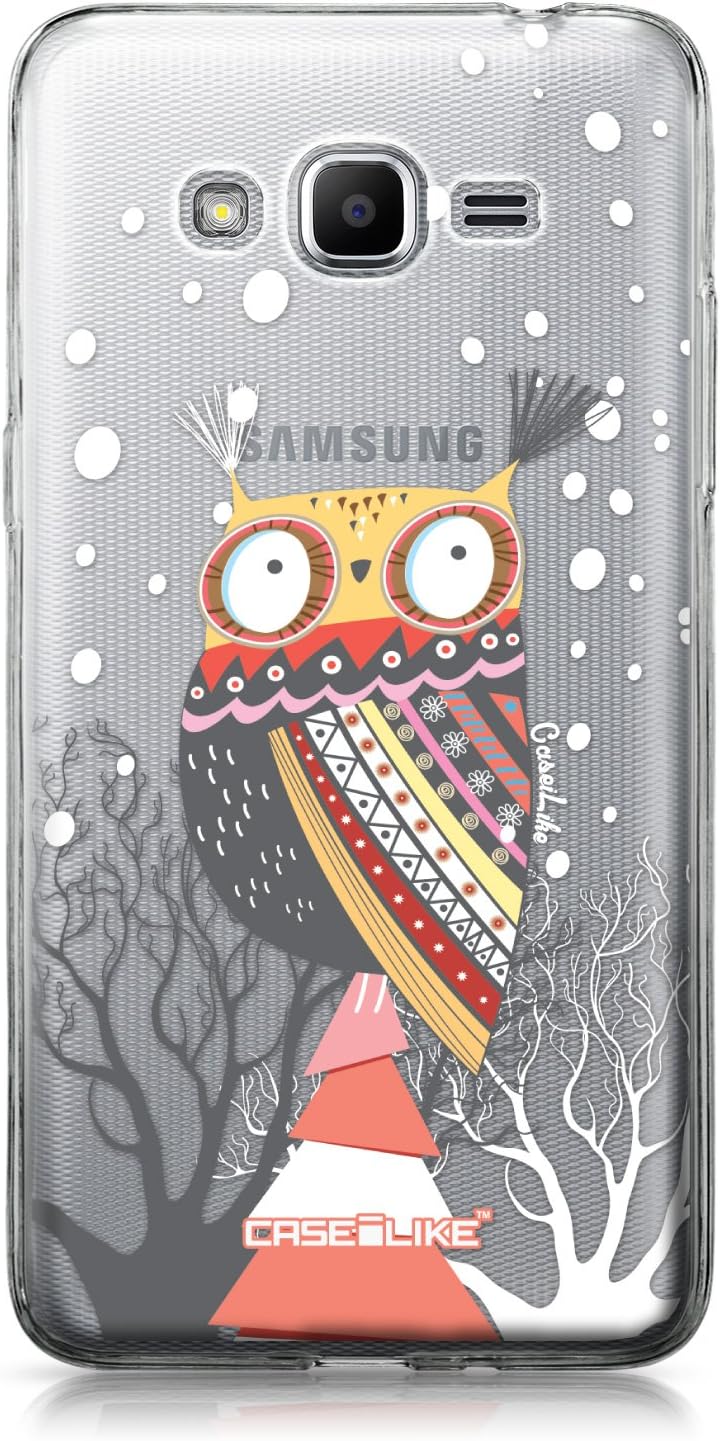 CASEiLIKE Samsung J2 Prime case, Owl Graphic Design 3317 Pattern TPU Case Bumper Snap-on Back Cover for Samsung Galaxy J2 Prime