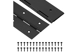 uxcell Piano Hinge, 36" Stainless Steel Continuous & Piano Hinges 3" Open Width 0.06'' Thick Heavy Duty Piano Hinges with Scr