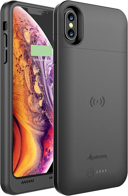 Amazon Com Alpatronix Iphone Xs Max Battery Case 5000mah Slim