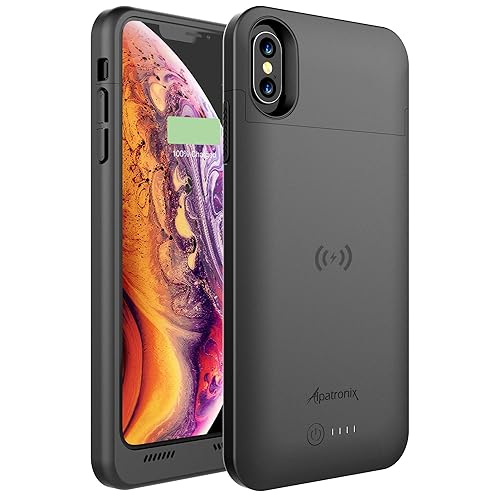 Alpatronix Battery Case for iPhone Xs Max, Rechargeable Wireless