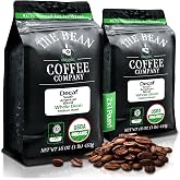 The Bean Organic Coffee Co. Decaf South America Blend, Whole Bean, 2 x 1 lb | Smooth, well-balanced South American blend. Swiss Water Process, 99.9% caffeine-free. Organic decaf coffee beans.
