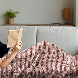 Ambesonne Christmas Soft Flannel Fleece Throw