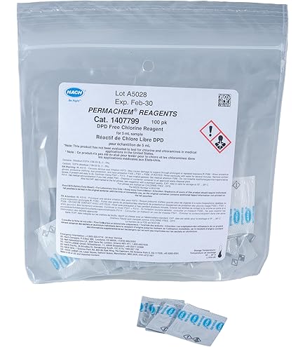 Hach FerroZine® Iron Reagent Solution Pillows, (Pack of 50