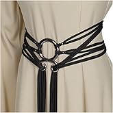 Joukavor Viking Troll Cross Rope Belt - Medieval Norse Witch Belt for Women