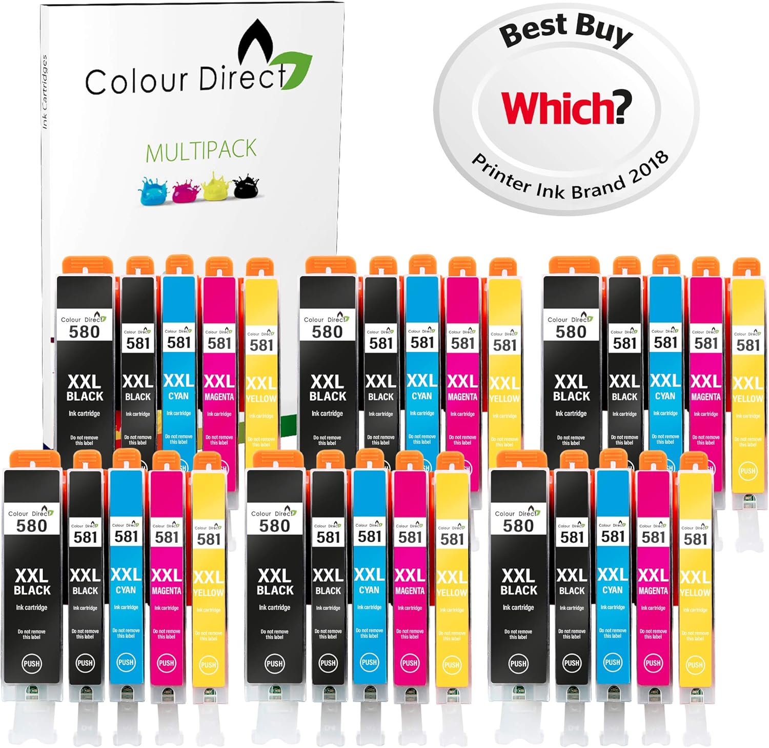 Colour Direct 6 Sets Compatible Ink Cartridges Amazon.co.uk Electronics