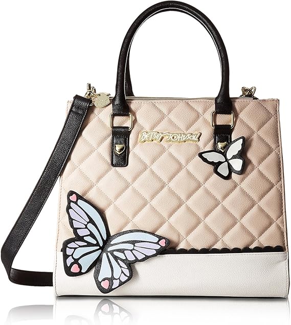 Betsey Johnson 3D Butterfly Triple Compartment Tote Shoulder Handbag