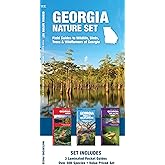 Georgia Nature Set: Field Guides to Wildlife, Birds, Trees & Wildflowers of Georgia (Nature Observation North America)