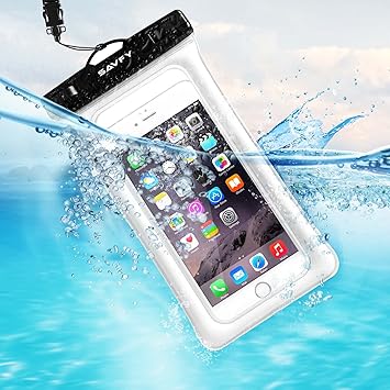 Pochette Étanche Smartphone 7'' Certifiée IPX8, SAVFY Housse ...