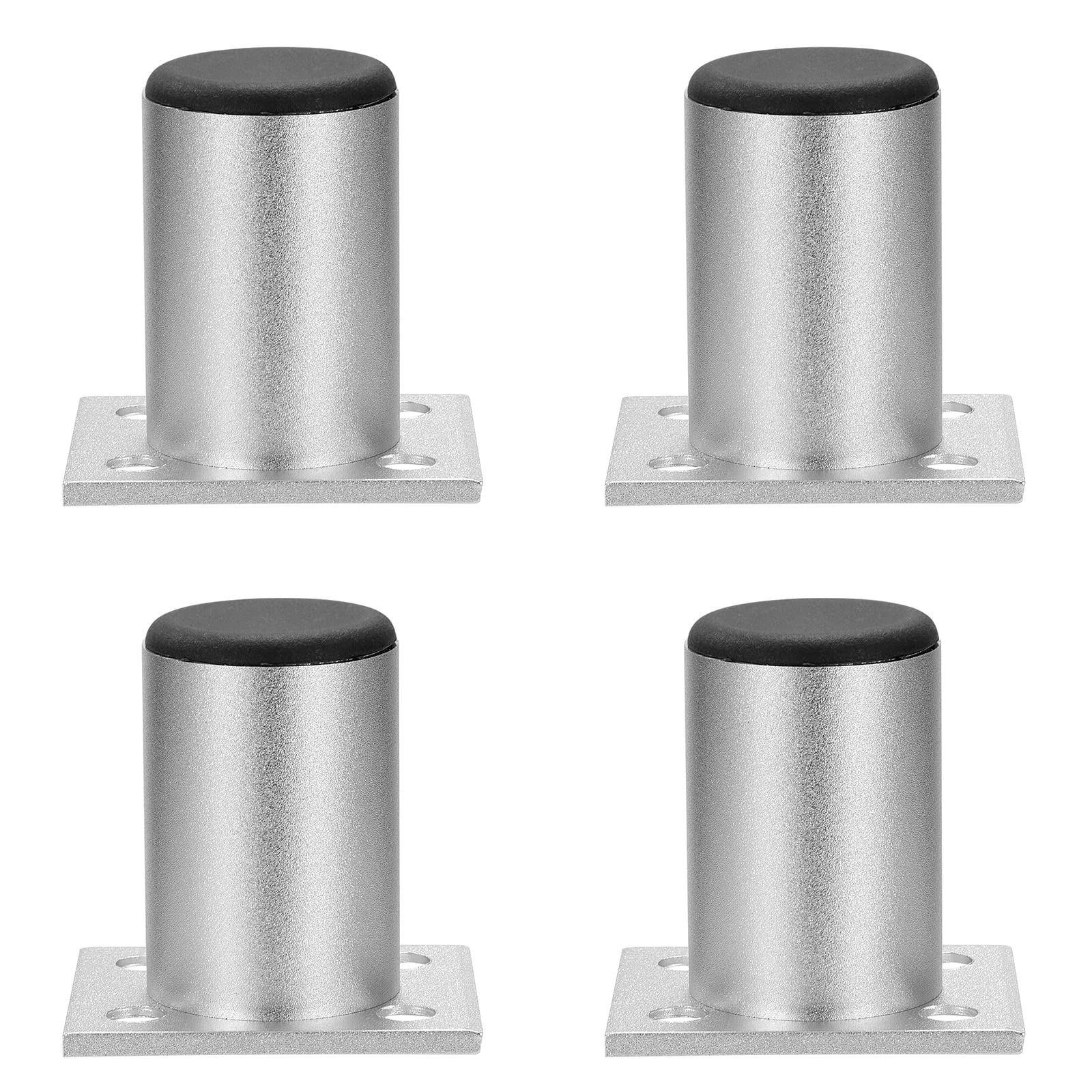 QIMEI-SHOP Furniture Leg Adjustable Cabinet Support Leg Aluminum Alloy Sofa Leg for Bed Table Desk Chair 1 Piece Load up to 50 kg 10 * 6 * 5 cm 4 Pieces