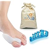 4 Pezzi Correttori Alluce Valgo In Gel Ultrasottile - Divaricatore Regolabile Per Uomini E Donne