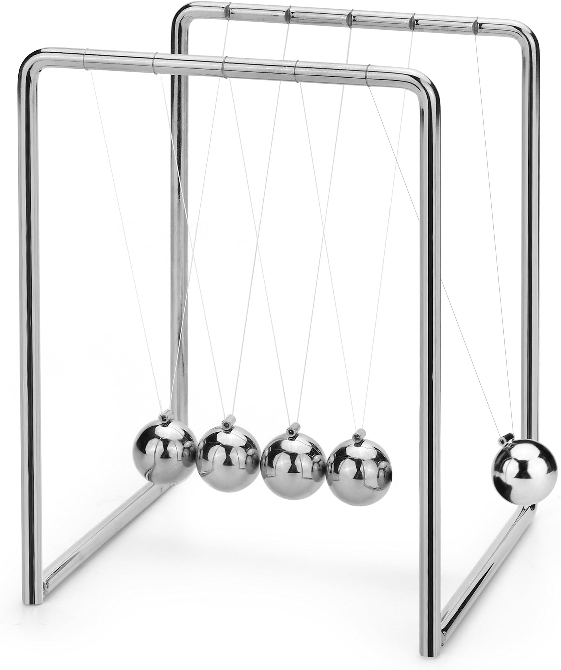 ScienceGeek Classic Newtons Cradle Balance Balls Pendulum Gardget Home Office Desk Toy
