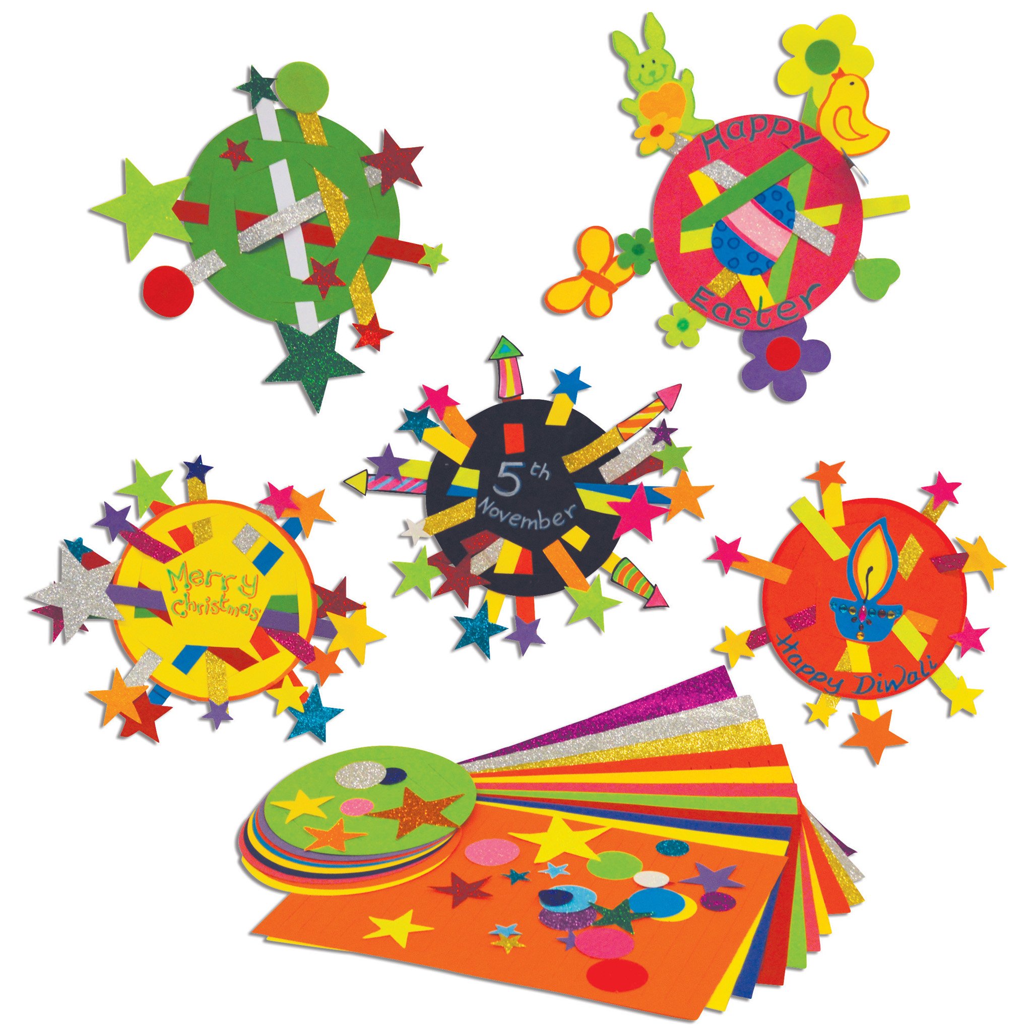Springboard Festival Wheels Craft Activity Pack (Pack of 30)