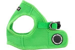 PUPPIA International Harness Soft B Vest, Medium, Green