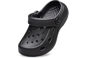 vibdiv Boys Girls Clogs Kids Garden Shoes Unisex Child Cartoon Slides Sandals Beach Slipper Indoor Outdoor(Toddler/Little Kids/Big Kids)