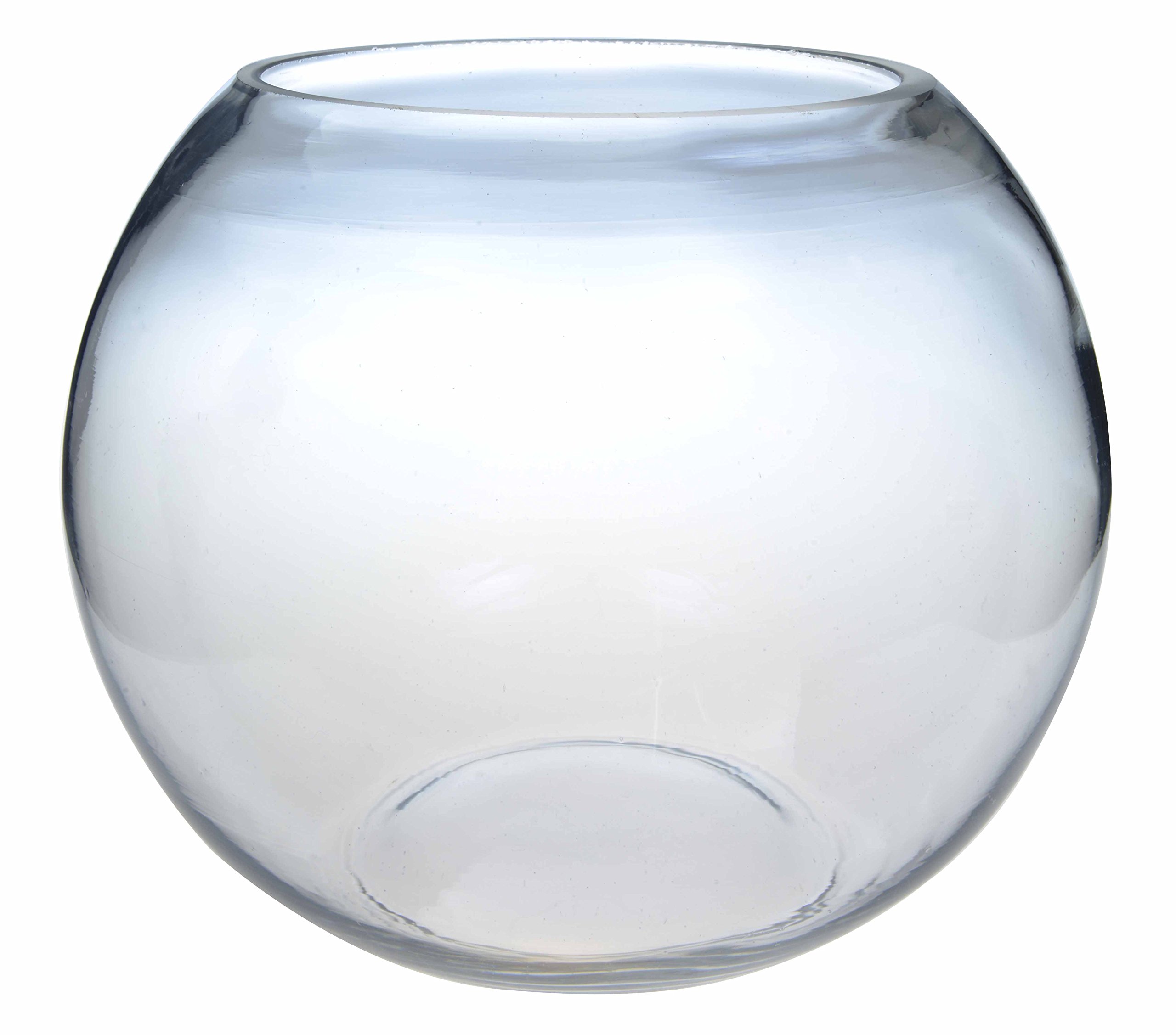 6" (15cm) Clear Glass Fish Bowl Bubble Ball Table Wedding Display Vase