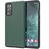 Crave Dual Guard for Samsung Galaxy S20 FE Case - Forest Green | Designed for the Samsung Galaxy S20 FE 5G (6.5 inch) with Wireless Charging Compatibility and a Textured Grip