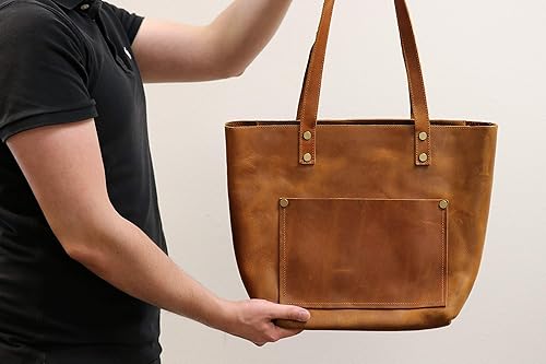custom leather tote bags