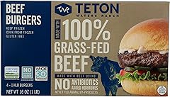 Teton Waters Ranch Beef Burgers, 16 OZ