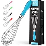 Zulay 12-Inch Stainless Steel Whisk - Balloon Whisk