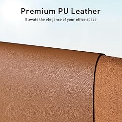Aothia Leather Desk Pad Protector, Mouse