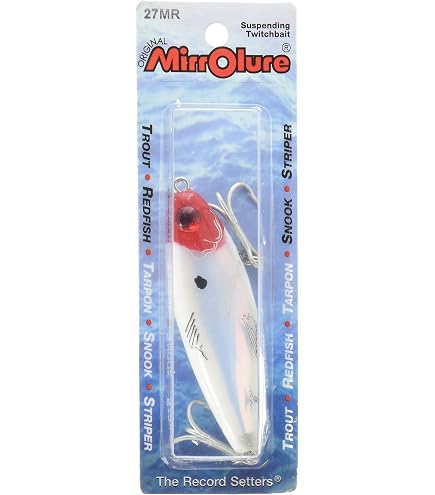 Amazon.com : MirrOLure L&S Bait MirrOlure Classic 52M Series 3-5/8 - Red Head/White Back & Belly : Fishing Diving Lures : Sports & Outdoors Amazon.com : MirrOLure L&S Bait MirrOlure Classic 52M Series 3-5/8 - Red Head/White Back & Belly : Fishing Diving Lures : Sports & Outdoors