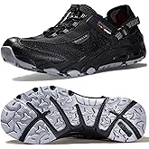 HUMTTO Men's Amphibious Water Shoes - Hiking Sandals for Men Outdoor Water Sandal Closed Toe Non-Slip River Shoes Summer Quick Drying Aqua Shoe