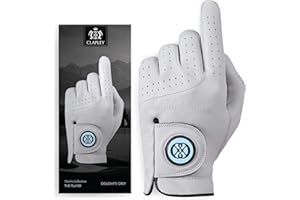 CLAPLEY GOLF CLAPLEY Men’s Golf Glove – Premium Cabretta Leather with Magnetic Ball Marker, Breathable Design, Elasticity