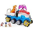 Paw Patrol, Dino Patroller Motorized Vehicle with 3 Exclusive Bonus Action Figures and 2 Dinosaur Toys (Amazon Exclusive), Kids Toys for Ages 3 and up