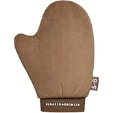 SUGARED + BRONZED Self Tanner Applicator Mitt, Reusable Mitt, Even Tan | Ultra Soft Sunless Tanning Glove for Lotion or Mousse, Even Tan Application, Machine Washable, Resuable, Elastic Wrist