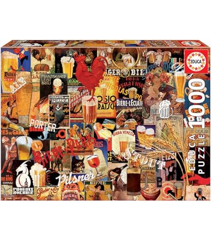 Cobble Hill - Rompecabezas De 1000 Piezas, Canal De Ámsterdam, Póster De Muestra Incluido