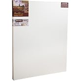Masterpiece ZSME-1854 Monet Pro 1.5" Deep Cotton 14.6oz Sierra Heavy Weight Medium Tooth Stretched Artist Canvas 18" x 54" 3 Pack