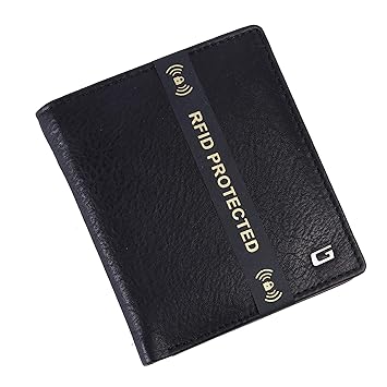 GEAR Vault RFID Blocking Leather Wallet Black Mens Wallet (WLTVALTLTH001)